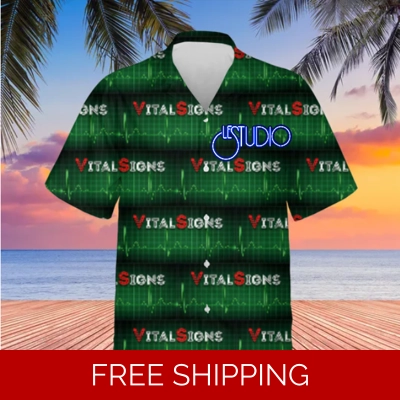 Hawaiian Shirt Unisex Le Studio Vital Signs 2